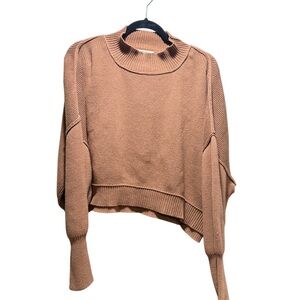 Zenana Women's Tan Sweater lg/xl